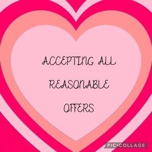 All reasonable offers accepted!  Happy Poshing!